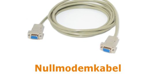 Nullmodem-Anschlusskabel
